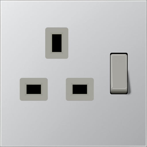 Jung - Steckdose Abschaltbare Steckdose alu AL 3171 13A 250V 2-pol.u.E