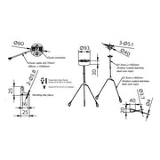 Philips Lighting - Mechanisches Zubehör/Ersatzteile für Leuchten Leuchten Abhängeset RC159Z Sus #75249899 Seilabhängung 4adrig