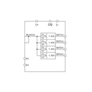 WAGO - Stromüberwachungsgerät Elektron. Schutzschalter 787-1664/000-080 DC 24 V