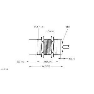 Turck - Induktiver Näherungsschalter Sensor NI20U-M30-VP4X induktiv