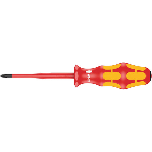 Wera - Kreuzschlitz-Schraubendreher VDE Schraubendreher 006461 PZ 2x100mm