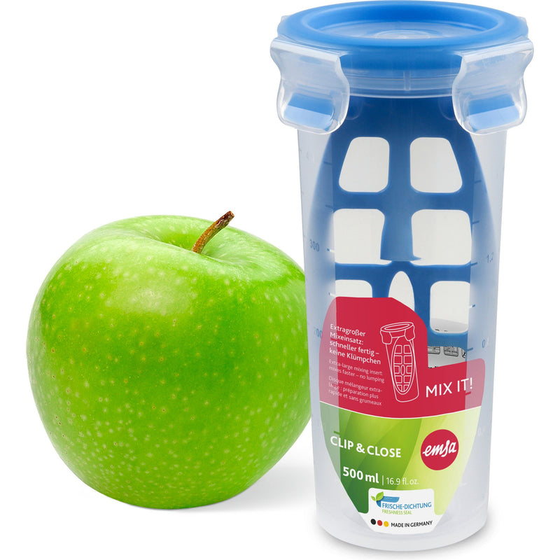 Emsa - Zubehör/Ersatzteile für Kleingeräte Mixbecher CLIP CLOSE 3D 0,5l − 8 Stück