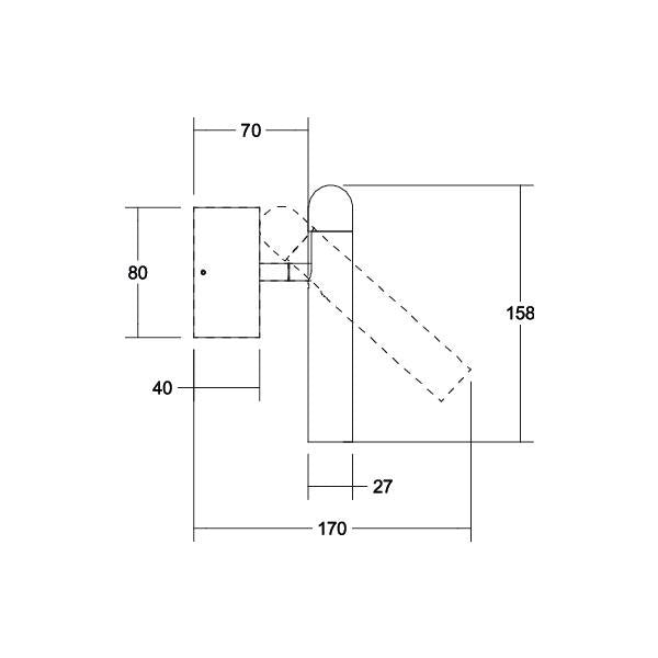 Brumberg Leuchten - Decken-/Wandleuchte LED-Wandanbauleuchte 230V 10122173
