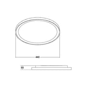 Brumberg Leuchten - Decken-/Wandleuchte LED-Anbaudownlight 230V 12259083 3000K
