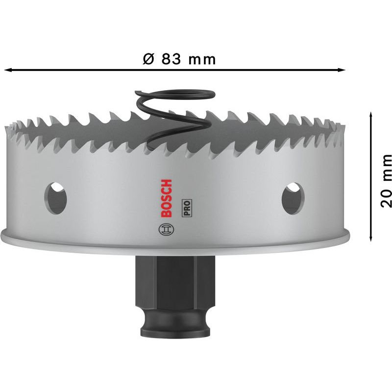 Bosch - Lochsäge PRO Sheet Metal PC Plus 2608594467 Lochsäge, 83 mm