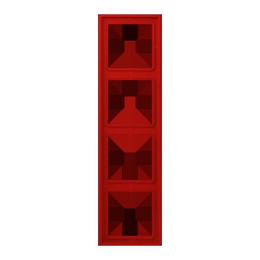 Jung - Abdeckrahmen Rahmen 4-fach LC 984 227 rouge vermillon 31