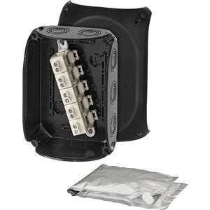 Hensel - Dose, Gehäuse für Montage auf der Wand/Decke Kabelabzweigkasten WP 1010 B 2,5-10qmm 3phasig