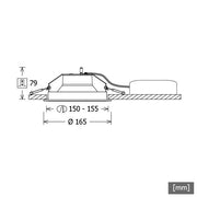 LTS Licht&Leuchten - Downlight/Strahler/Flutlicht LED-Downlight LEWYS 101.840 weiß 840
