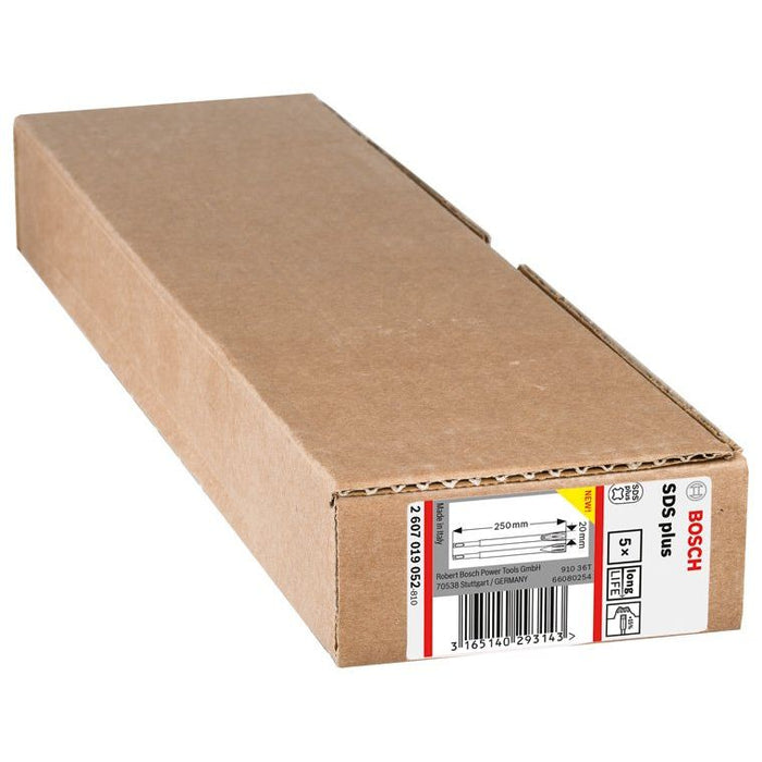 Bosch Power Tools - Maschinenmeißel PRO SDS plus-5C 2607019052 Flachmeißelset 20 x  − 1 Packung
