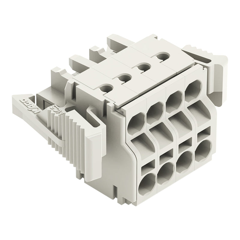 WAGO - Kabelsteckverbinder für Leiterplattensteckverbinder 2-Leiter-Federleiste 721-2104/037-000 CAGECLAMP,2,5mm²,lgr − 50 Stück