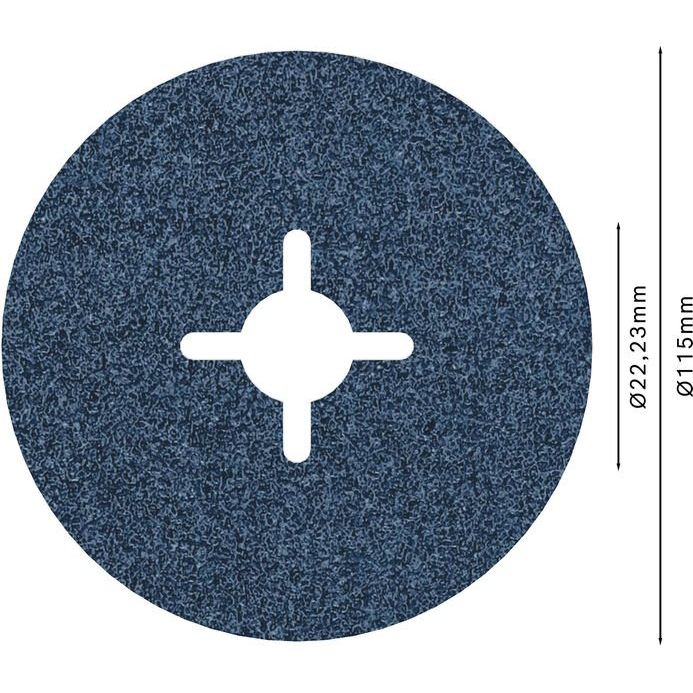 Bosch - Trenn-/Schleifscheibe PRO R574 Fiberscheibe, 2608606727 115 mm, G60