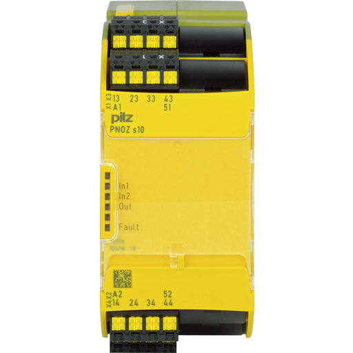Pilz - Gerät zur Überwachung von sicherheitsgerichteten Stromkreisen Kontaktblock PNOZ s10 C #751110 24VDC 4 n/o 1 n/c