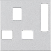 Berker - Zubehör/Ersatzteile für Installationsschalterprogramme Zentralstück British Std. 3313071404 B.7 Alu