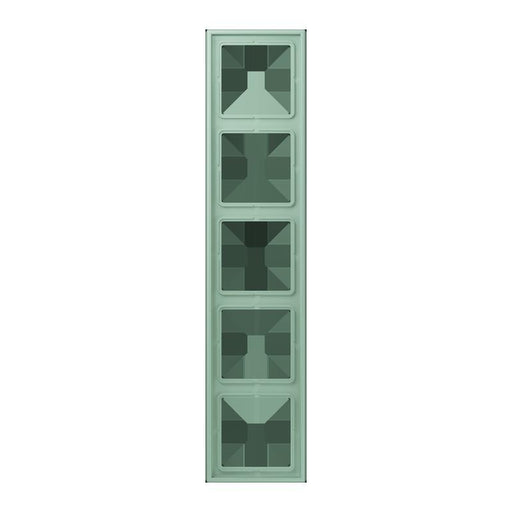 Jung - Abdeckrahmen Rahmen 5-fach LC 985 217 vert anglais clair