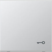 Jung - Abdeckung/Bedienelement für Installationsschalterprogramme Wippe Symbol TÜR alu AL 2990 T für Taster