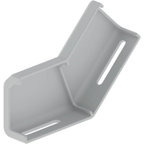 Unex - Verbinder für Kabeltragsystem Winkelverbinder 66853 steigend, lichtgrau − 12 Stück by Unex
