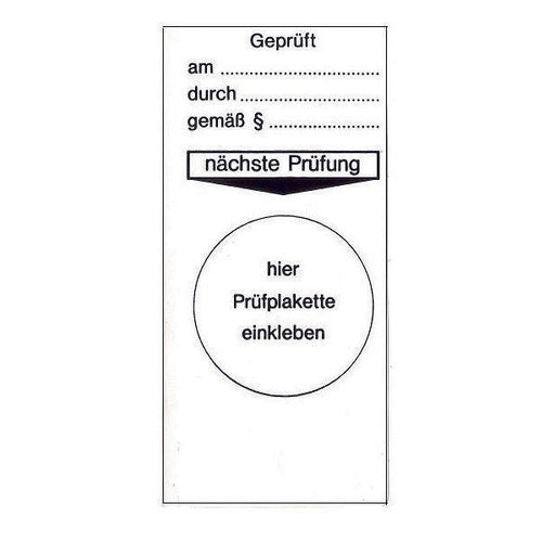 Cimco Werkzeuge - Kennzeichnungsmaterial Grundplaketten 182690 92x40mm