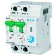 Eaton - Kombination FI-Schalter/Leitungsschutzschalter mit Zusatzeinrichtung Brandschutzschalter AFDD-6/2/C/001-G/A 2p,C,6A,10mA,TypG/A