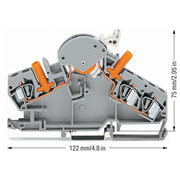 WAGO - Trenn- und Messtrenn-Reihenklemme Trenn- und Messklemme 282-860