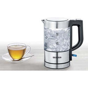 Severin - Wasserkocher Mini-Glas-Wasserkocher WK 3472 eds-geb/sw 0,5L,1100W