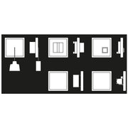 Jung - Behindertenelement für Installationsschalterprogramme Notrufset NRS LS 0834-2 LG