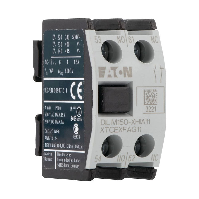 Eaton - Hilfsschalterblock Hilfsschalter DILM150-XHIA11 Aufbau, 2p − 5 Stück