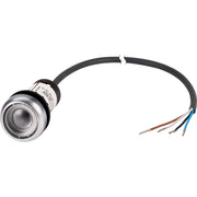 Eaton - Drucktaster, Komplettgerät Drucktaste Classic flach C22-DR-X-K02-P65 rast. 2Ö 4pol 3.5m