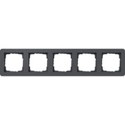 Gira - Abdeckrahmen 5fach 0215152 anthrazit