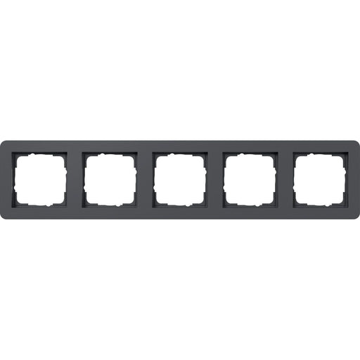 Gira - Abdeckrahmen 5fach 0215152 anthrazit