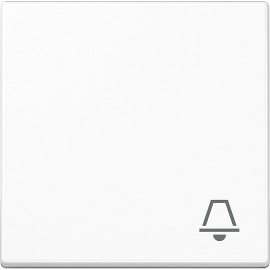 Jung - Abdeckung/Bedienelement für Installationsschalterprogramme Wippe Symbol KLINGEL aws A 590 K WW für Taster