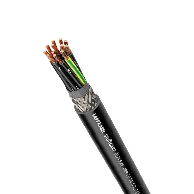 Lapp Kabel&Leitung - Energiekabel < 1 kV, für ortsveränderlichen Einsatz ÖLFLEX 409 CP 4G2,5 1321404/2000 − 2000 Meter