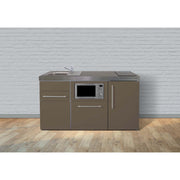 Stengel - Mini-Küche Miniküche Premiumline MPGSMMM160KSGSGKFlBr Mokka metallic