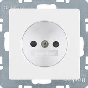 Berker - Steckdose o.Schutzkontakt 6167336089 kt Berker Q.1 polarw