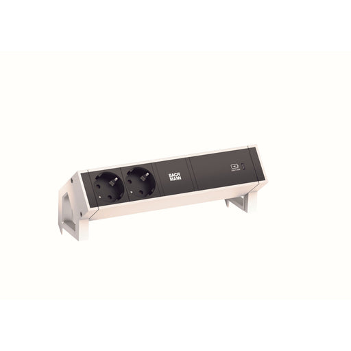 Bachmann - Mehrfachsteckdose Steckdosenleiste 902.934 DESK2 2xCEE7/3 1xUSB