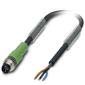 Phoenix Contact - Konfektioniertes Sensor-Aktor-Kabel Sensor-/Aktor-Kabel SAC-3P-M 8M #1504893 3-pol.RAL7021 05m − 5 Stück