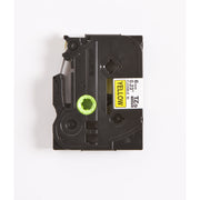 Brother - Schriftband Schriftbandkassette TZe-FX611 BF.gelb/DF.schwarz