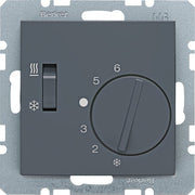 Berker - Raumthermostat Raumtemperaturregler 20291606 S.x/B.x, anthr