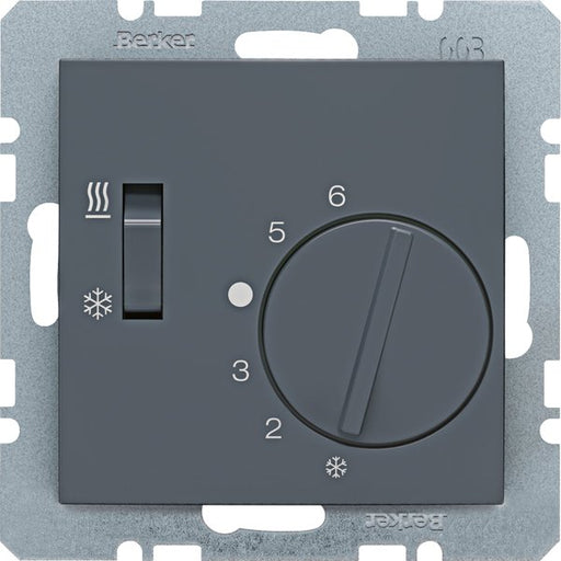 Berker - Raumthermostat Raumtemperaturregler 20291606 S.x/B.x, anthr