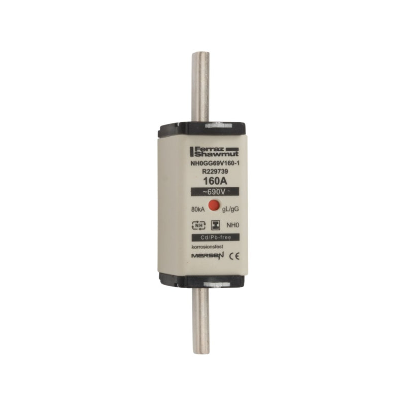 Mersen - Messersicherung NH-Sicherungseinsatz SG NH0GG69V63-1 Gr.0 gG 63A/690V KM − 3 Stück