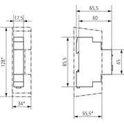 Theben - Dämmerungsschalter Reiheneinbau Dämmerungsschalter LUNA 108 plus AL