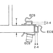 Niedax - Befestigungsschelle für Kabel/Rohre Kabelbefestigung ECA-1520 − 100 Stück