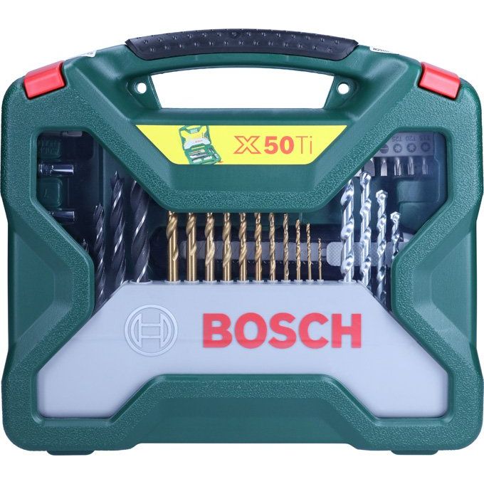 Bosch - Werkzeugset X-Line TiN-beschichtetes 2607019327 Set, 50-tlg