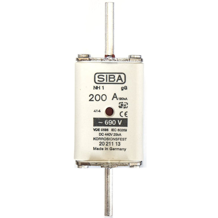 Siba - Messersicherung NH-Sicherungseinsatz 2021313.500 NH3 500A gG 690V − 1 Stück
