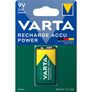 Varta Cons.Varta - Akku VARTA Recharge Accu Power 056722 101 401(Bli1) 9V 200 mAh Blister 1