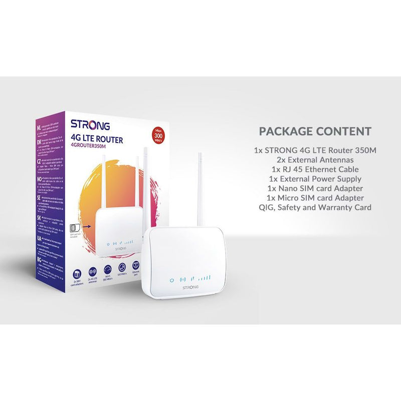Strong - Netzwerk Router 4G Router 4GROUTER350M LTE max.150Mbit/s