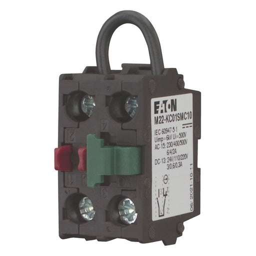 Eaton - Hilfsschalterblock Kontaktelement M22-KC01SMC10 1Ö, Boden − 5 Stück