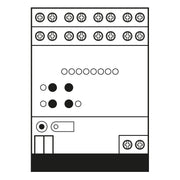 Jung - Bussystem-Jalousieaktor KNX Rollladenaktor 4-fach 2504 REGHER AC 230V − 1 Stück