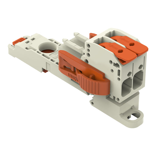 WAGO GmbH & Co. KG - Ein- und mehrpolige Klemmenleiste 1-Leiter-Federleiste 8311102038000306000 PushinCAGECLAMP,lgr − 12 Stück