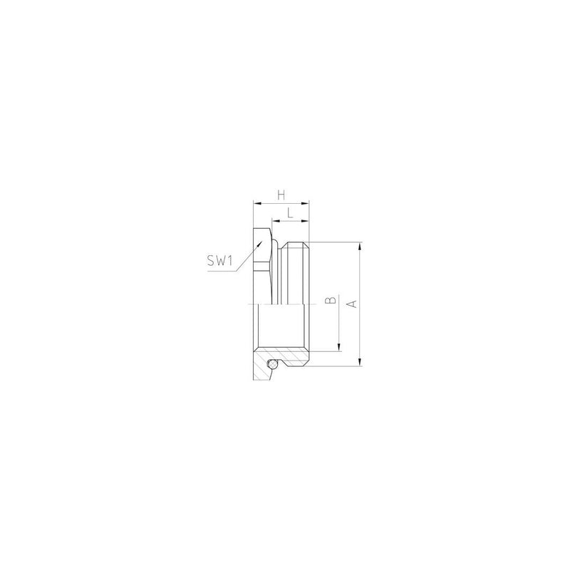 Jacob - Erweiterungs-/Reduzierring MS-Reduktion M16M12/6/OM M16/M12 X1,5 − 100 Stück