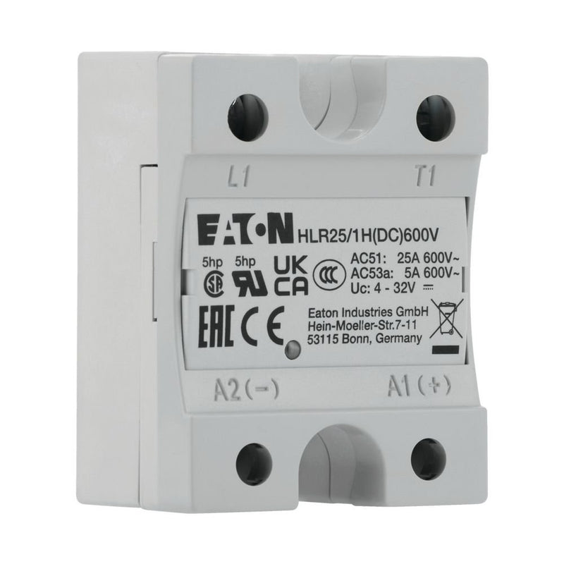 Eaton - Halbleiterrelais Halbleiterrelais, Hockey HLR25/1H(DC)600V Puck, 1-phasig, 25 A